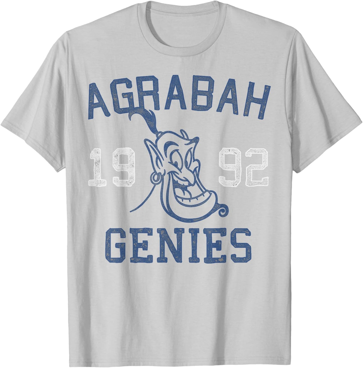 Disney Aladdin Genie Agrabah Genies 1992 Graphic T-Shirt - T-Shirt | Ash