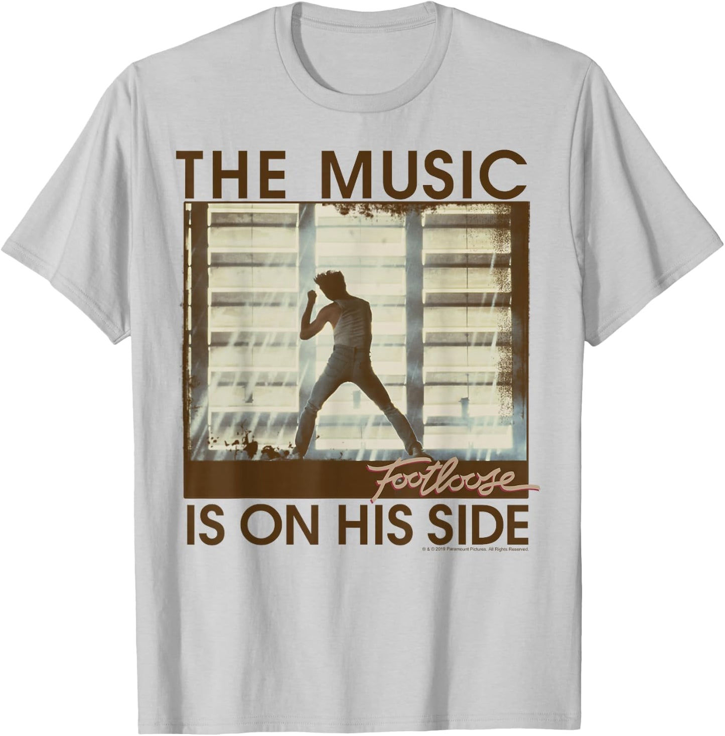 Footloose The Music Is On His Side Poster T-Shirt - T-Shirt | Ash