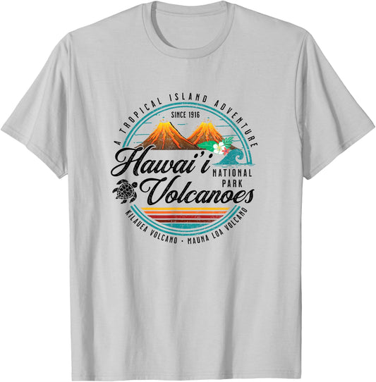 Hawaii Volcanoes National Park Kilauea Mauna Loa Souvenir T-Shirt - T-Shirt | Ash