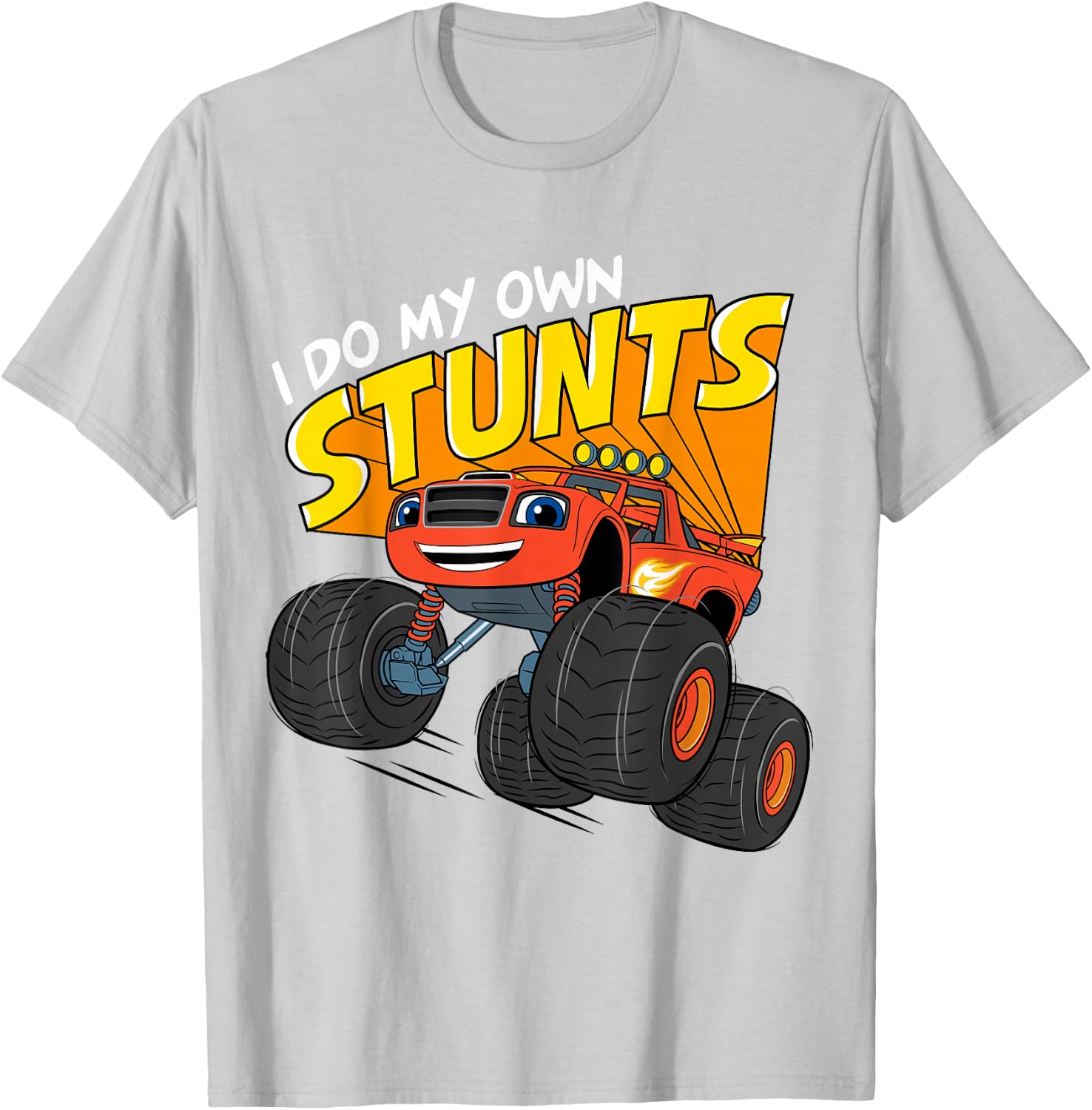 Blaze & The Monster Machines Blaze (I DO MY OWN STUNTS) T-Shirt - T-Shirt | Ash