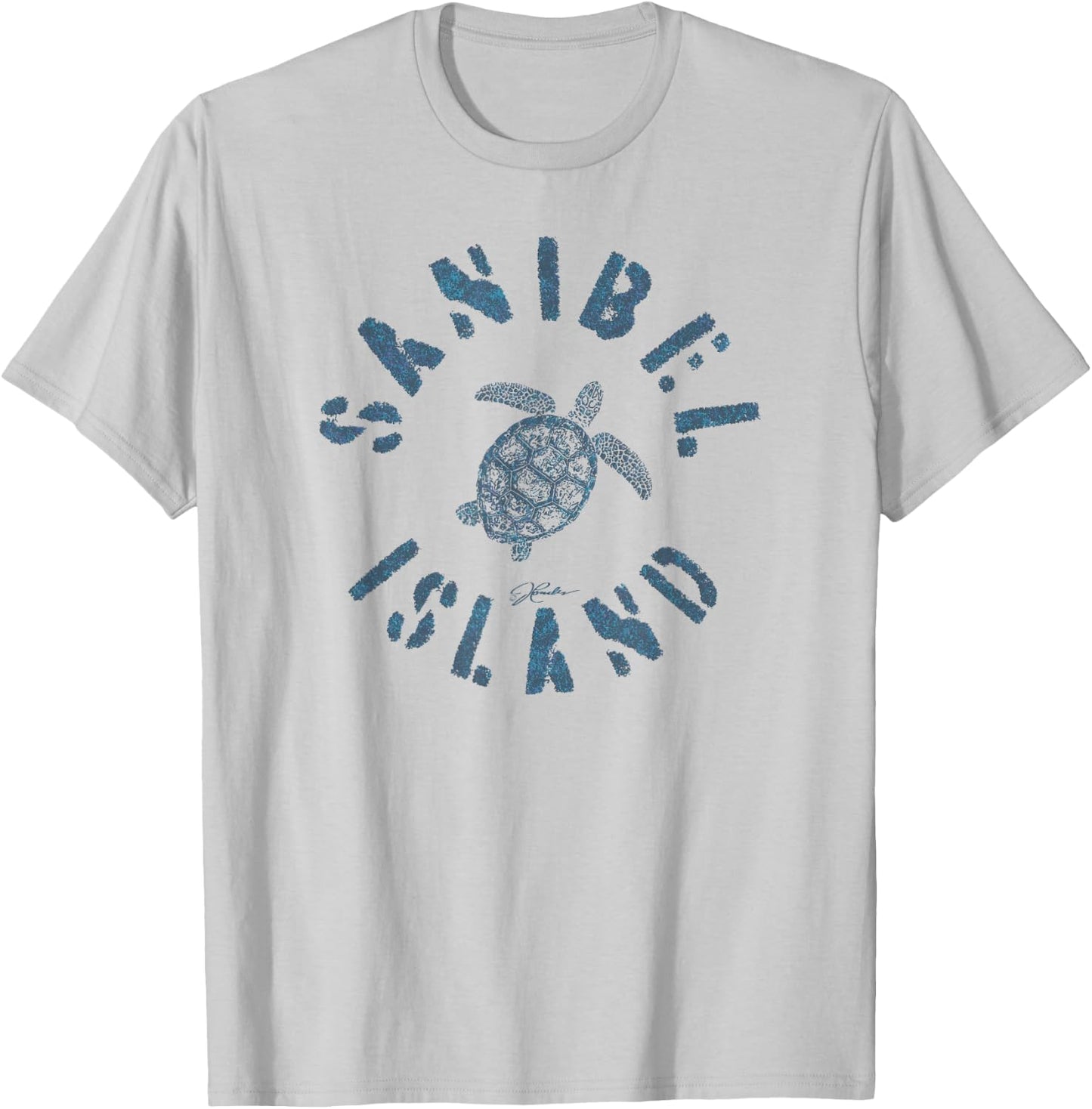 JCombs: Sanibel Island, FL, Sea Turtle T-Shirt - T-Shirt | Ash