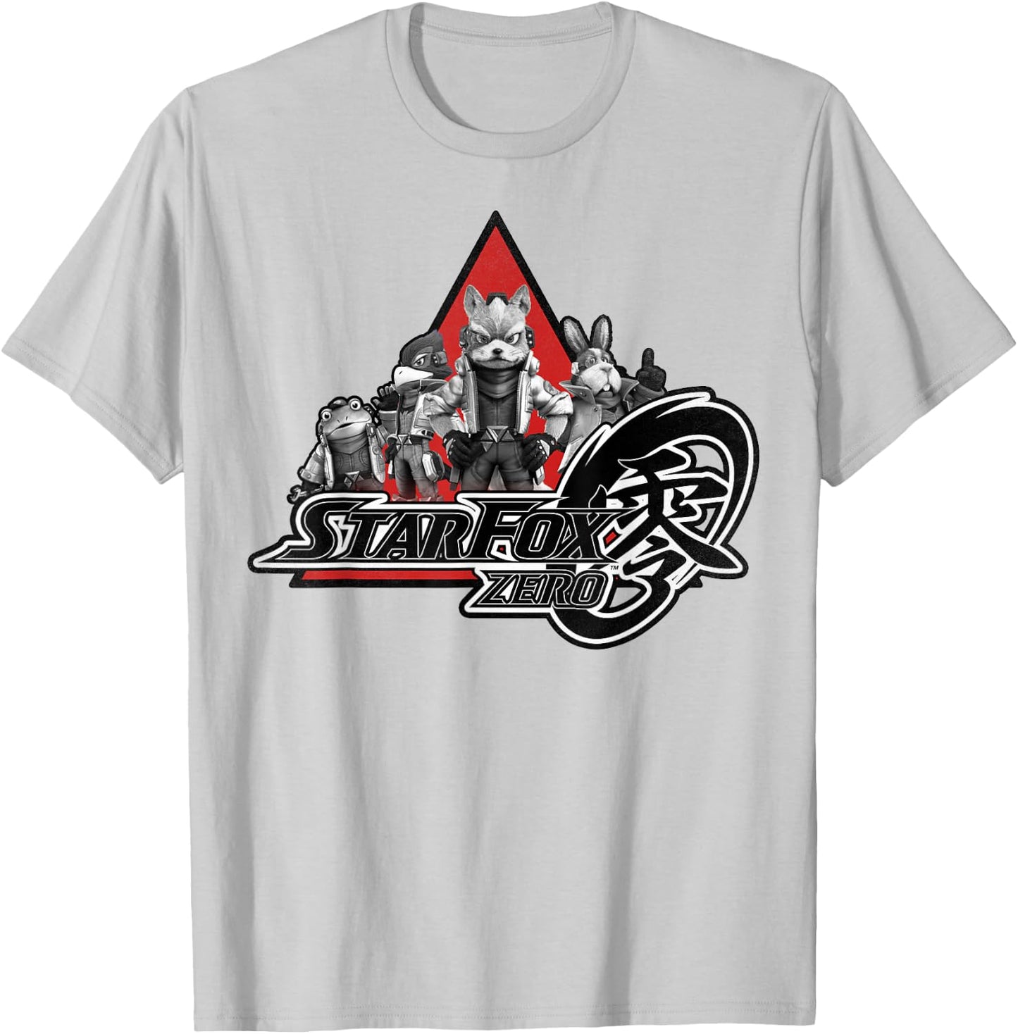 Nintendo Star Fox Zero Group Shot Of Four Graphic T-Shirt - T-Shirt | Ash