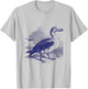 Albatross . Vintage Nature Sea Bird T-Shirt - T-Shirt | Ash