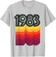 Birthday 80s Style Retro 1983 T-Shirt - T-Shirt | Ash