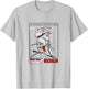 Vintage French Cycling Tire Ad | Bicycle Cyclist Art Shirt T-Shirt - T-Shirt | Ash