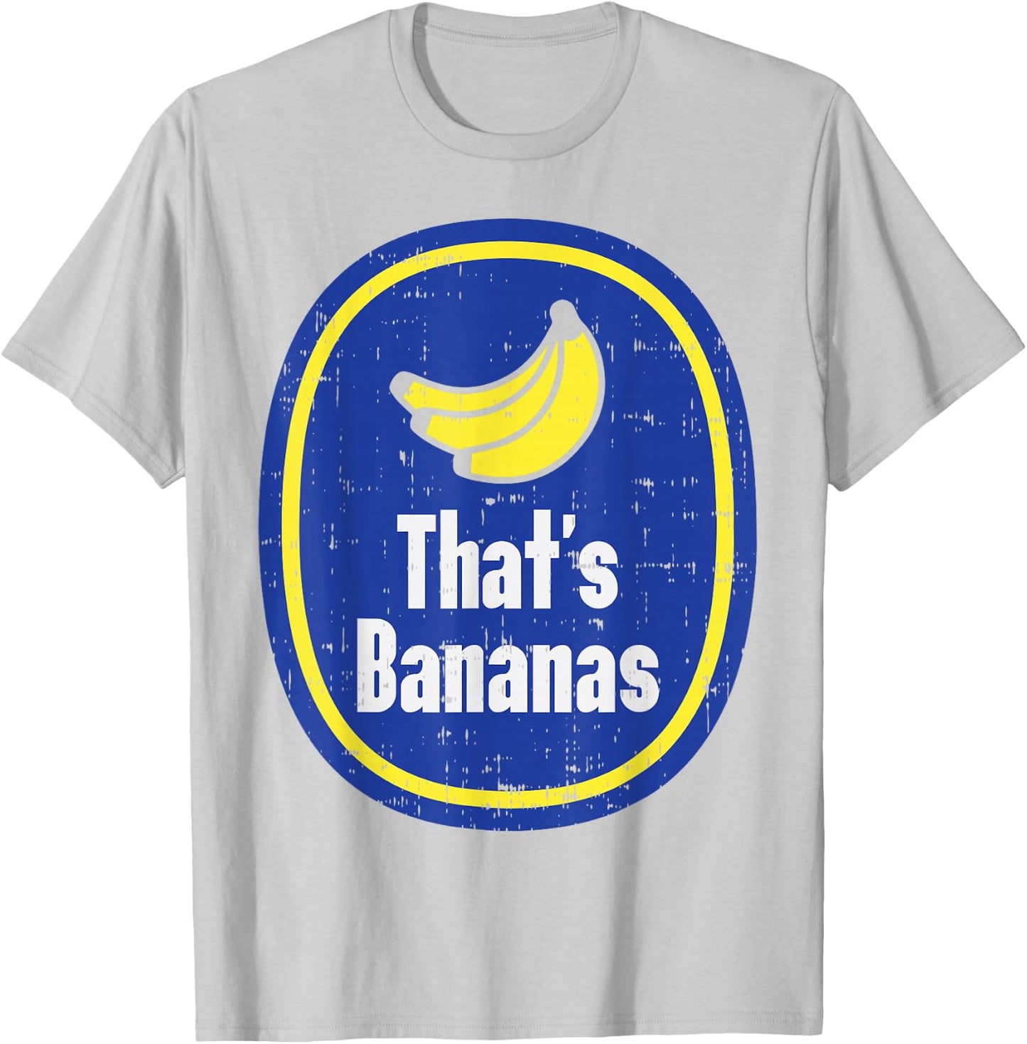 Thats Bananas Sticker Funny Fruit Lazy DIY Halloween Costume T-Shirt - T-Shirt | Ash