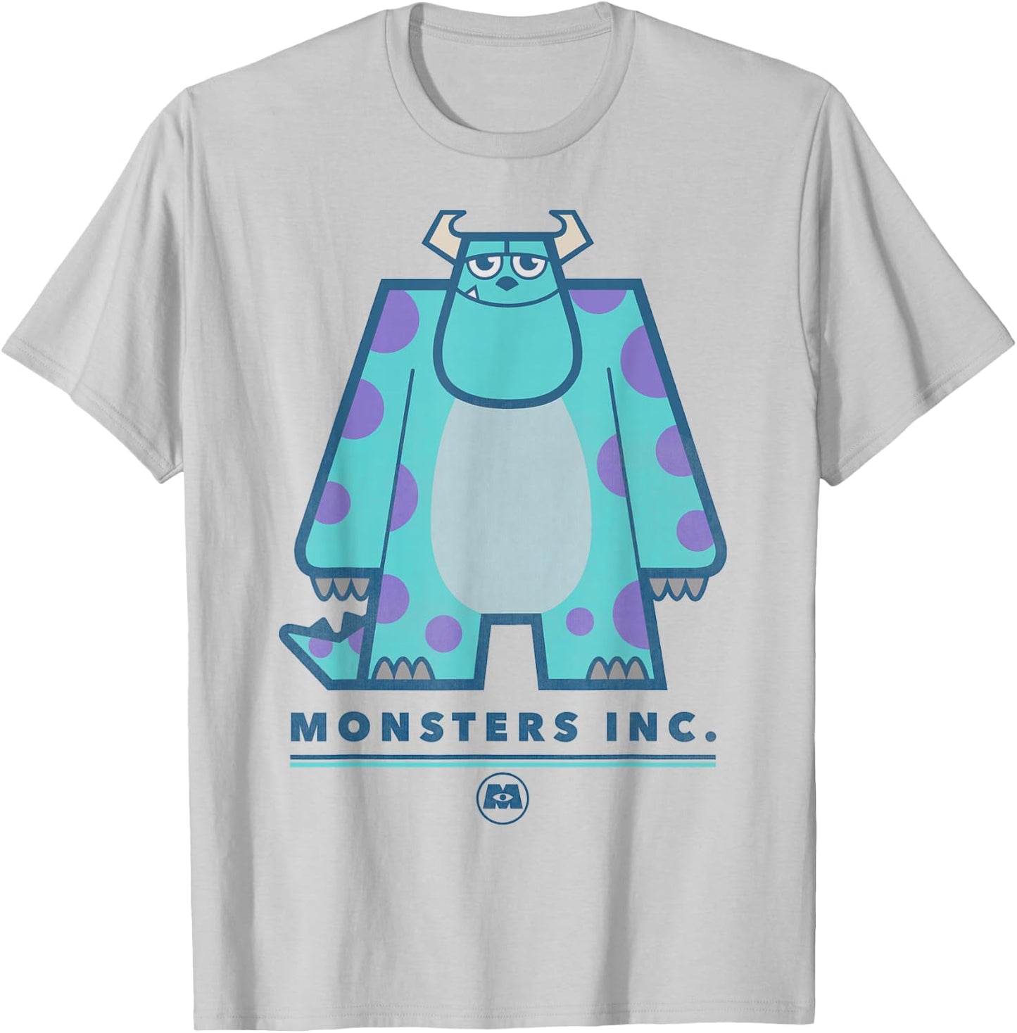 Disney Pixar Monster's Inc. Sully Portrait T-Shirt - T-Shirt | Ash