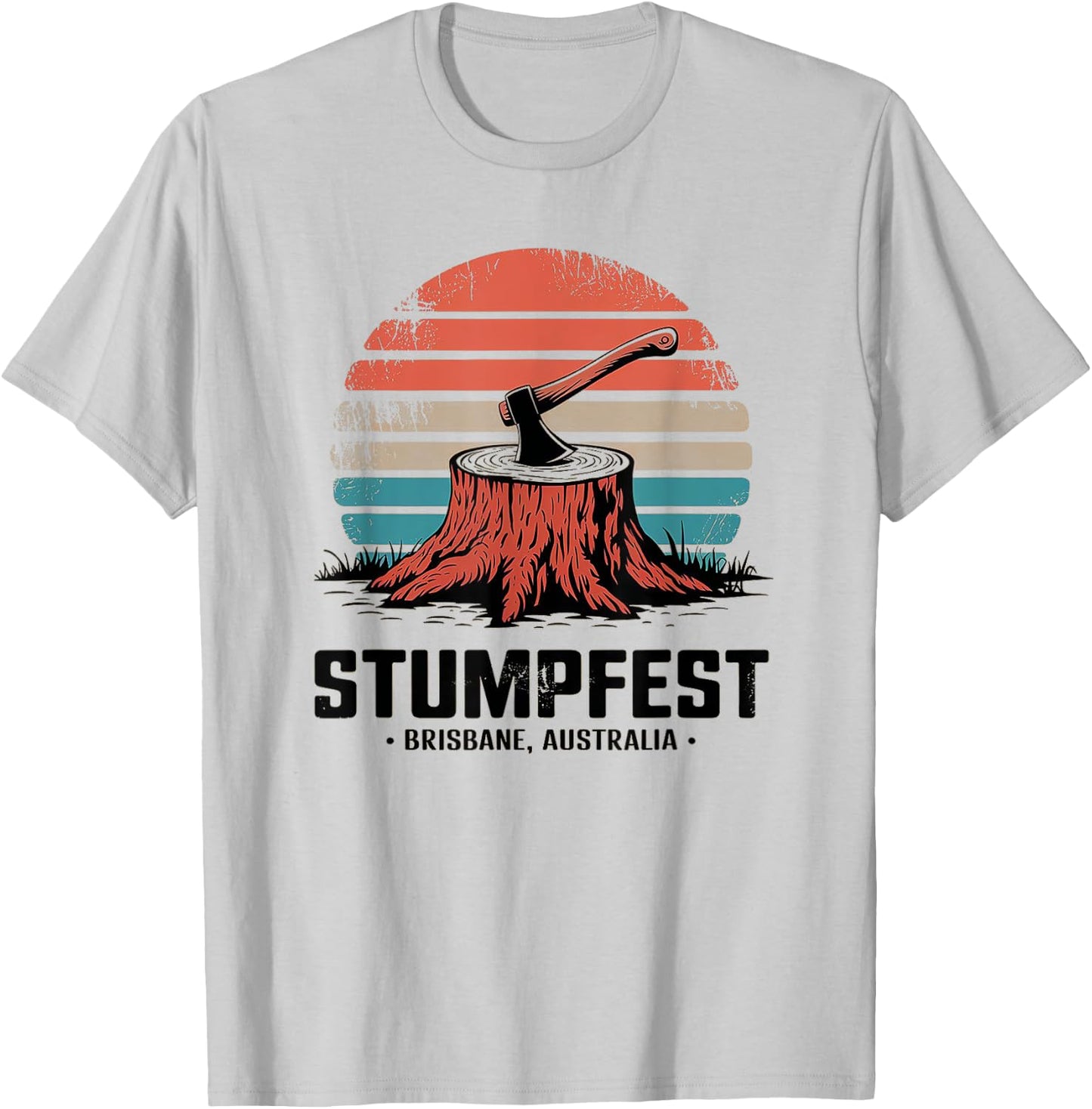 Vintage Stumpfest 2024 Brisbane Get Sweaty T-Shirt - T-Shirt | Ash