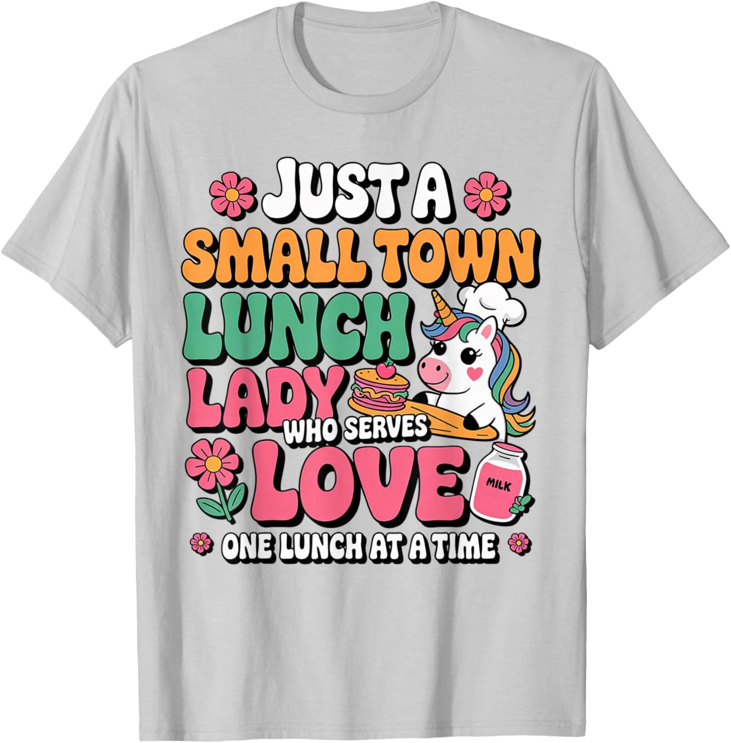 Lunch Lady School Cafeteria Crew T-Shirt - T-Shirt | Ash