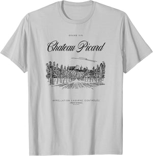 Star Trek: Picard Chateau Picard T-Shirt - T-Shirt | Ash