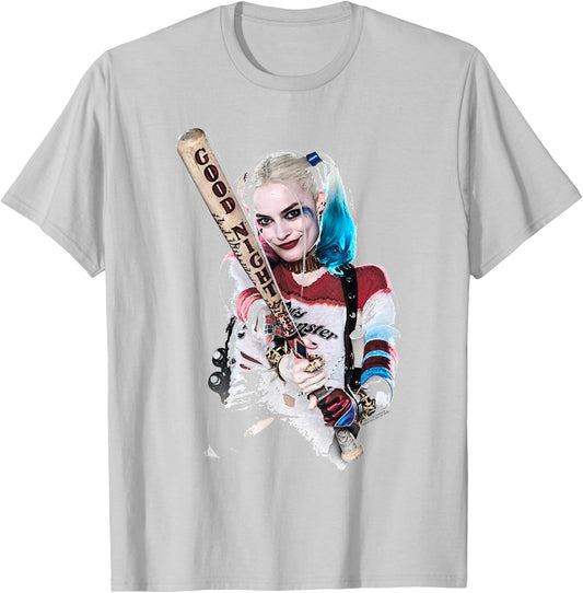Suicide Squad Harley Quinn Bat at You T-Shirt - T-Shirt | Ash