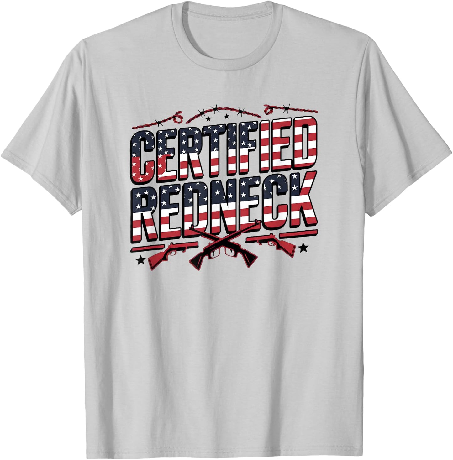 Certified Redneck T-Shirt - T-Shirt | Ash