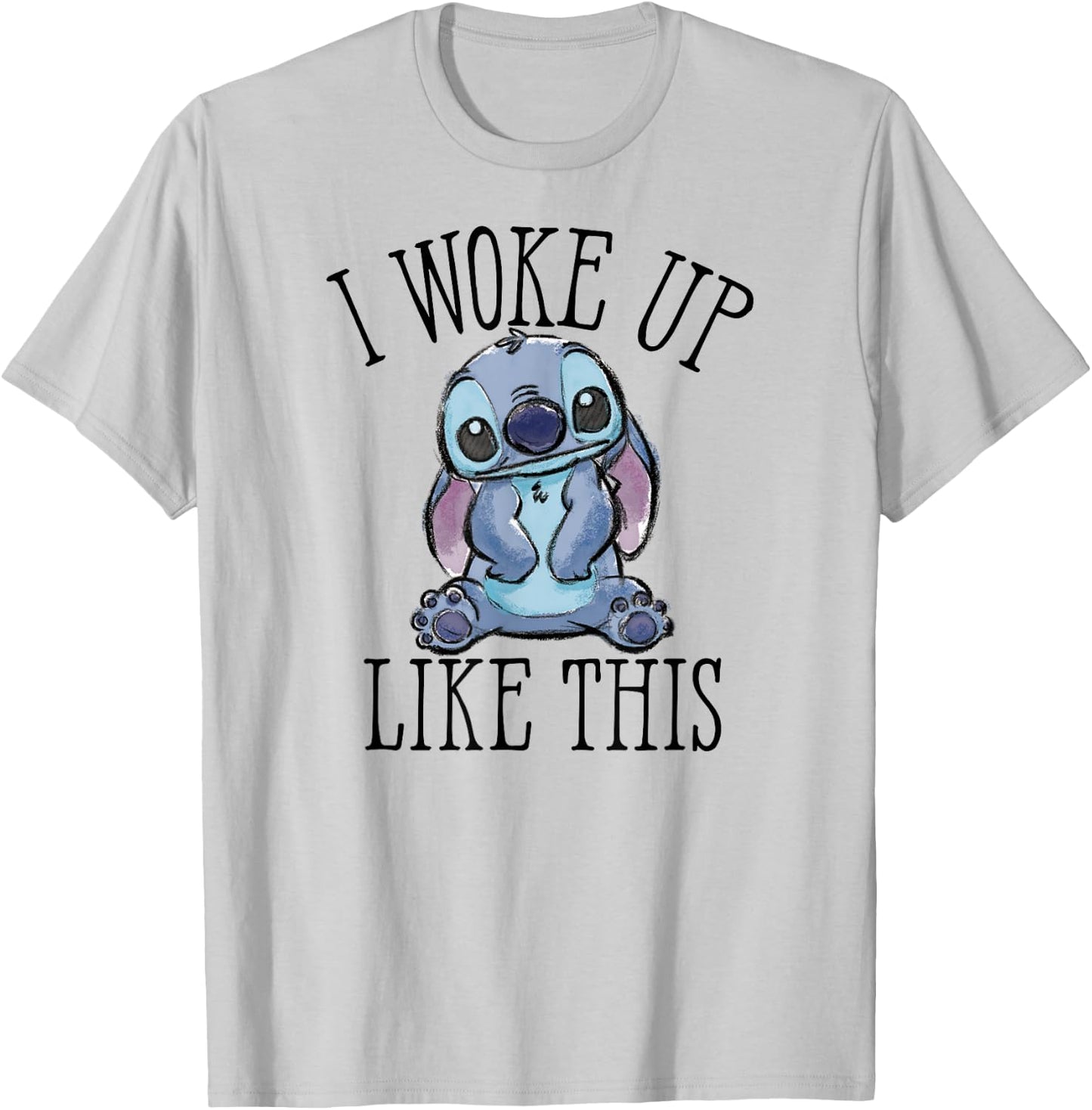 Lilo & Stitch - Woke Up Like Stitch T-Shirt - T-Shirt | Ash