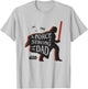 Star Wars Classic Force Strong Dad Silhouette Father's Day T-Shirt - T-Shirt | Ash