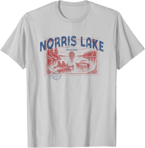 Norris Lake Tennessee Outdoors Vintage T-Shirt - T-Shirt | Ash