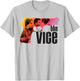 Miami Vice 'The Vice' Neon Gun T-Shirt - T-Shirt | Ash