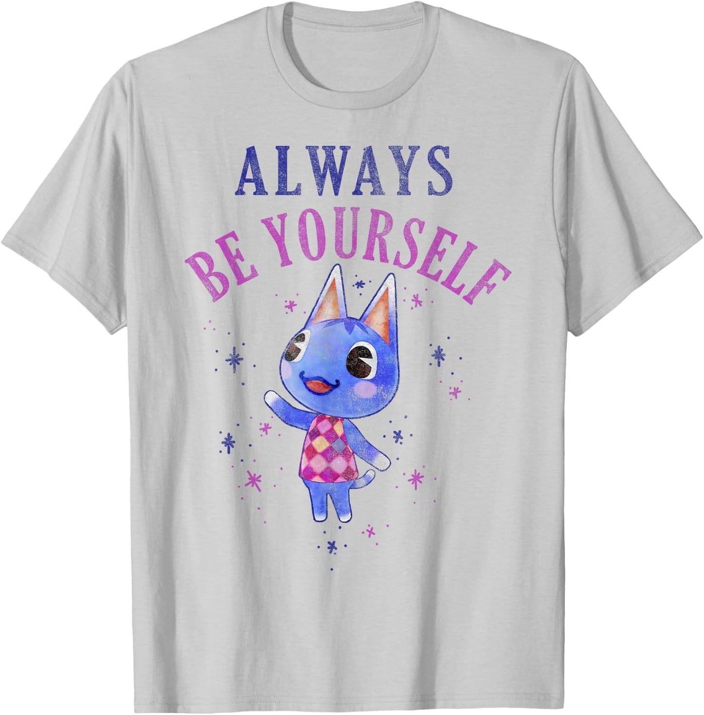 Animal Crossing Rosie Always Be Yourself Portrait T-Shirt - T-Shirt | Ash