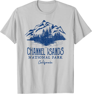Vintage Channel Islands National Park California T-Shirt - T-Shirt | Ash