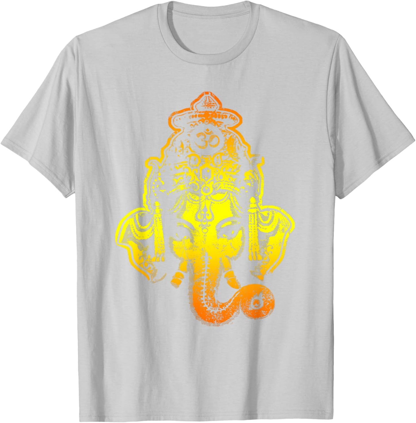 Gradient Ganesh T-Shirt - T-Shirt | Ash