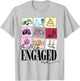 funny Engagement Quote In My Engaged Era Cool Fiancee T-Shirt - T-Shirt | Ash