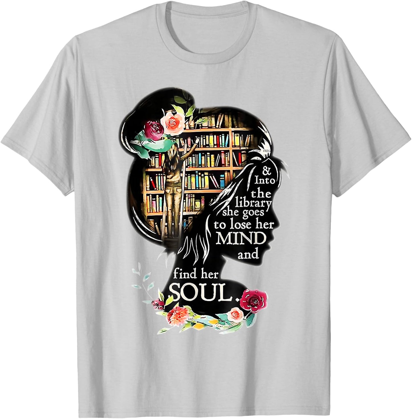 Book Reading Bookworm Book Lover Women Kids Girls Gift T-Shirt - T-Shirt | Ash