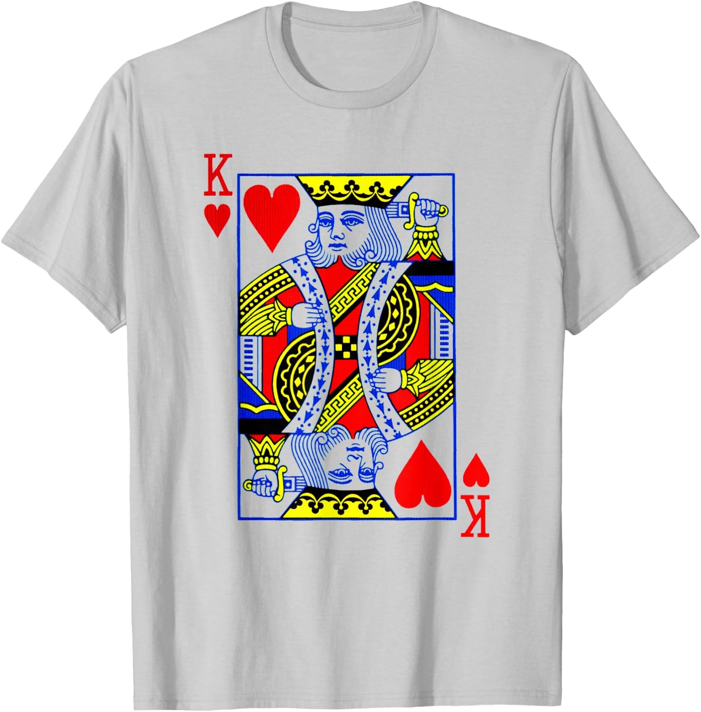 King Of Hearts Halloween Costume Idea T-Shirt - T-Shirt | Ash