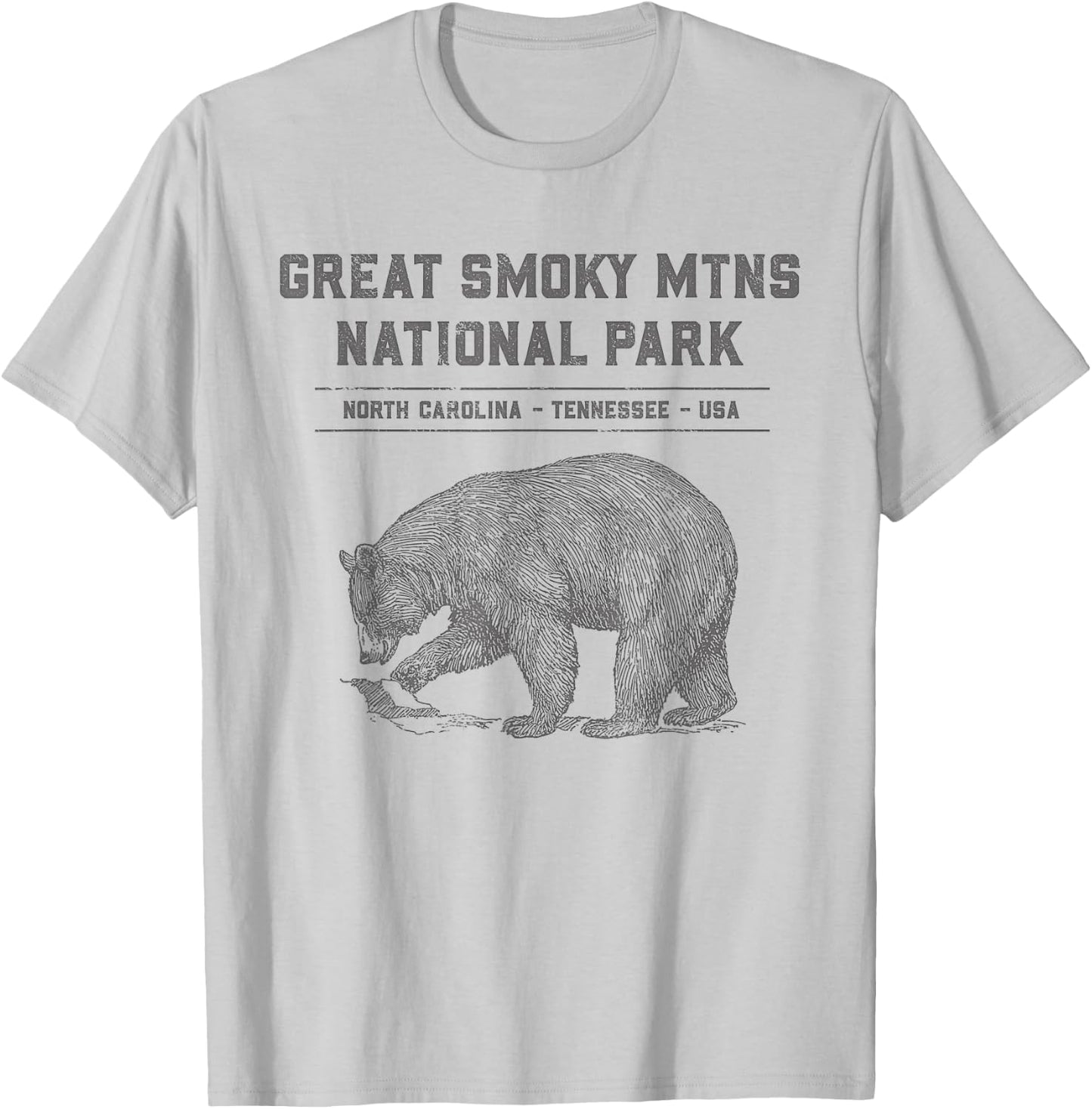 Family Vacation Design - Great Smoky Mountains National Park T-Shirt - T-Shirt | Ash