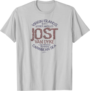 JCombs: Jost Van Dyke, BVI T-Shirt - T-Shirt | Ash