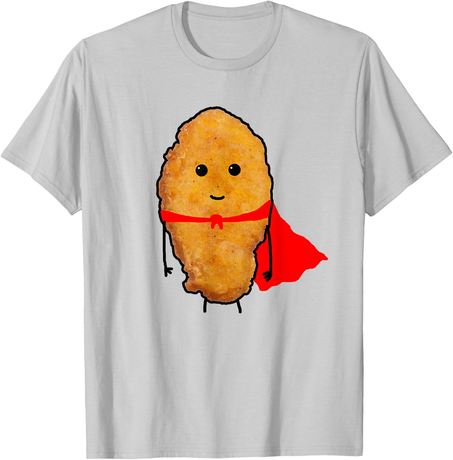 Super Hero Chicken Nuggets Women Kid's T-Shirt - T-Shirt | Ash