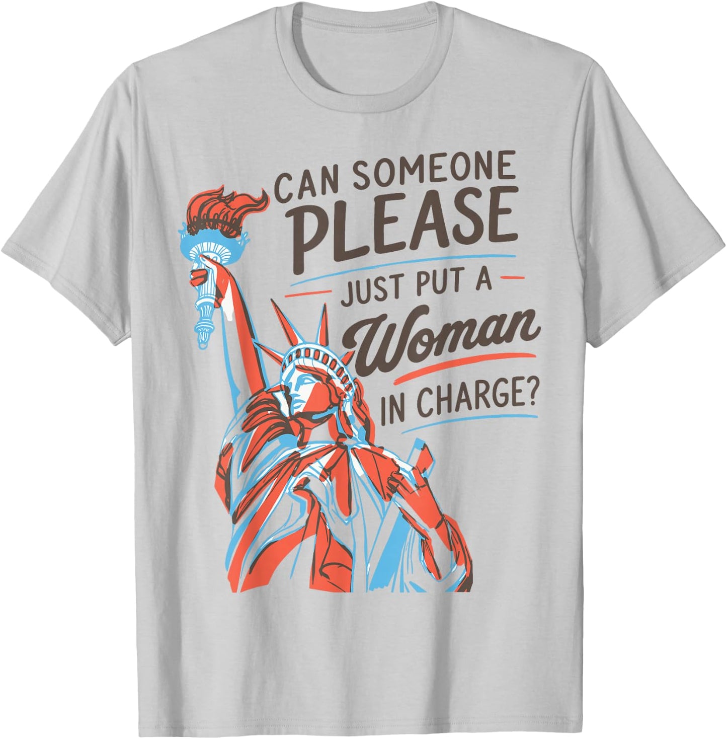 Feminist 250th Anniversary Liberal Patriotic 4th of July T-Shirt - T-Shirt | Ash