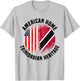 Trinidad Outfit & Women US American Trinidadian Flag T-Shirt - T-Shirt | Ash