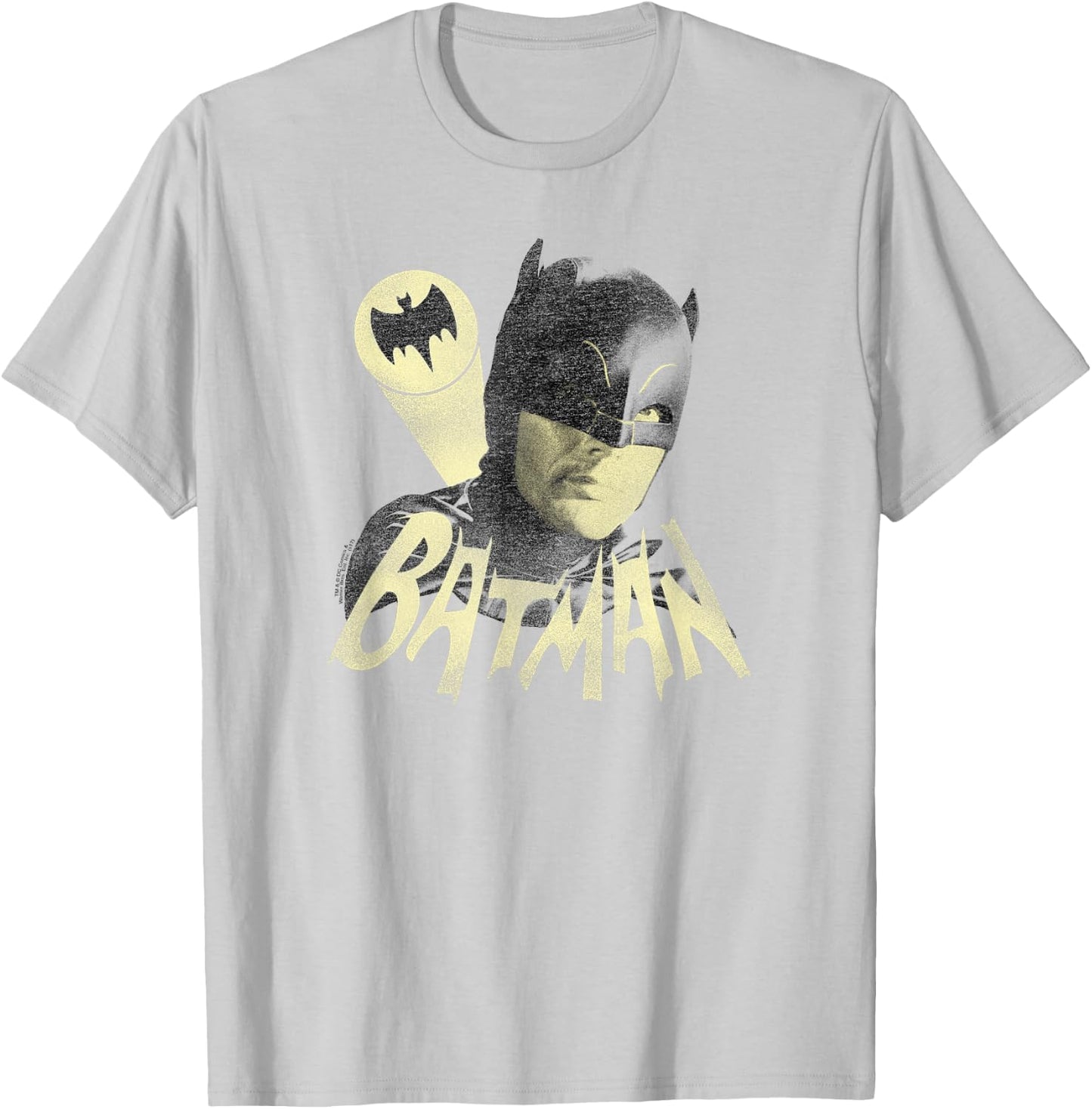 Batman Classic TV Series Bat Signal T Shirt T-Shirt - T-Shirt | Ash