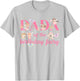 Dada of The Little Fairy Birthday Girl Party Family Matching T-Shirt - T-Shirt | Ash