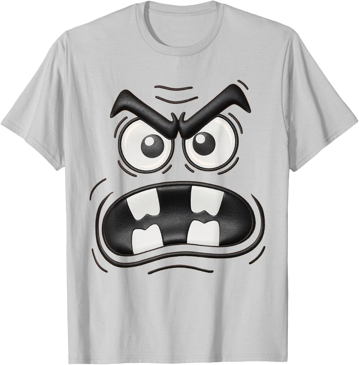 Creepy Carrots Face Halloween Funny Costume Kids Boys Women T-Shirt - T-Shirt | Ash