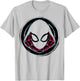 Marvel Spider-Gwen Face Symbol Badge Graphic T-Shirt - T-Shirt | Ash