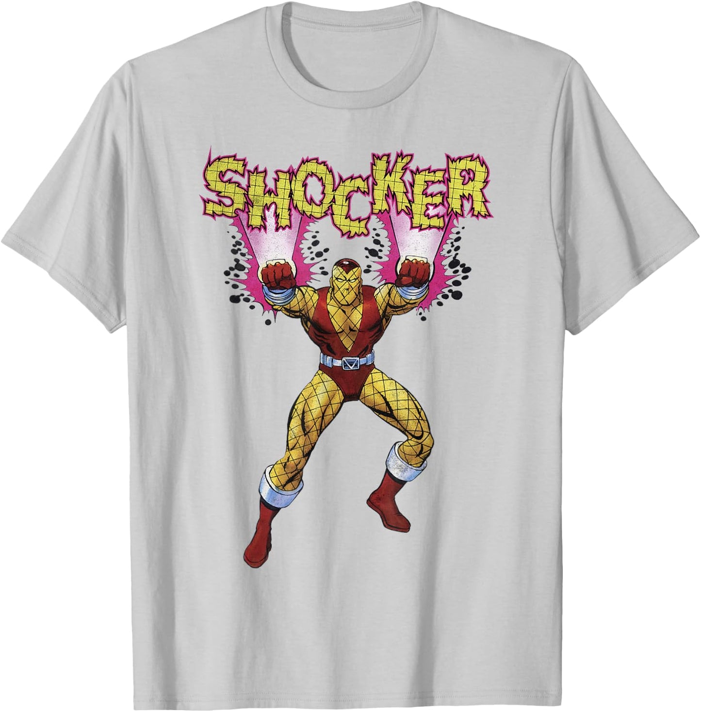 Marvel Shocker Classic Retro 90's Spider-Man Villain T-Shirt - T-Shirt | Ash