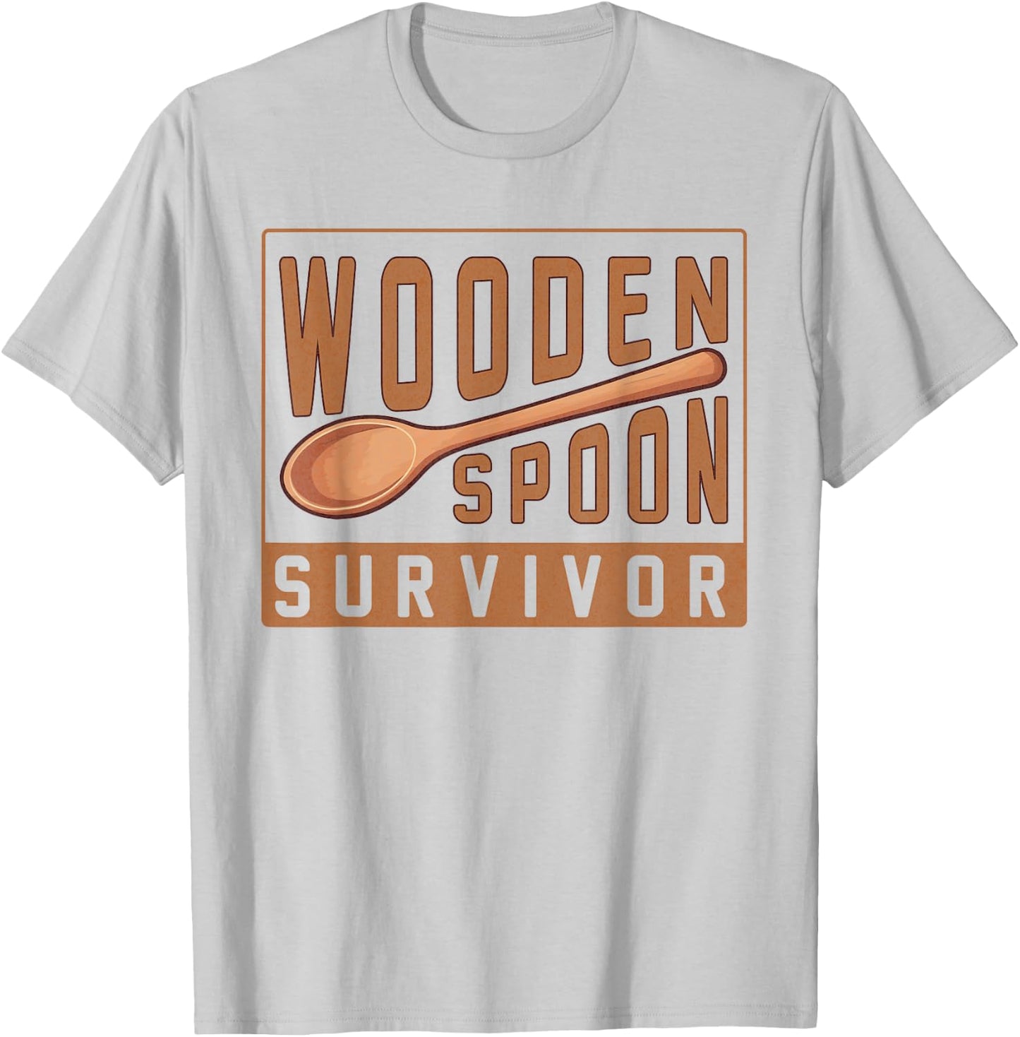 Wooden Spoon Survivor Champion I Survived The Wooden Spoon T-Shirt - T-Shirt | Ash