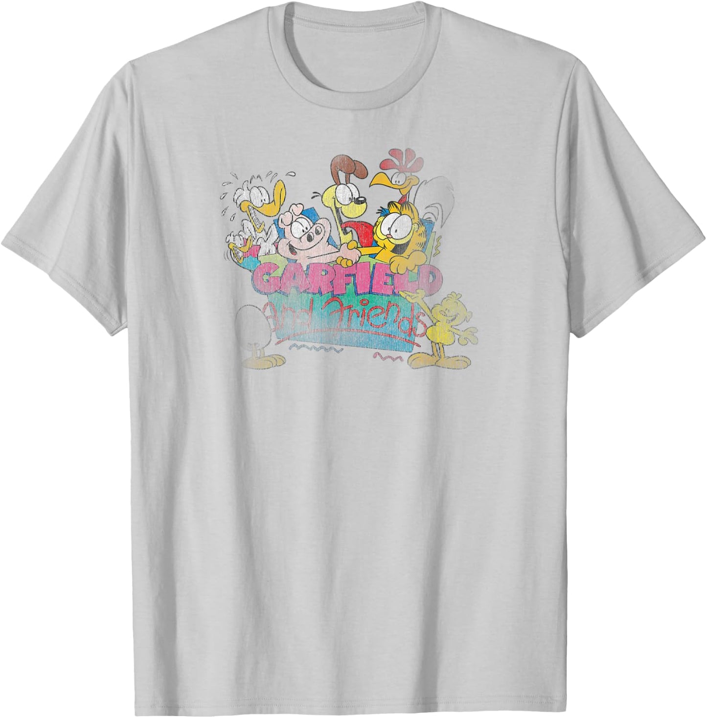 Garfield Garfield and Friends T-Shirt - T-Shirt | Ash