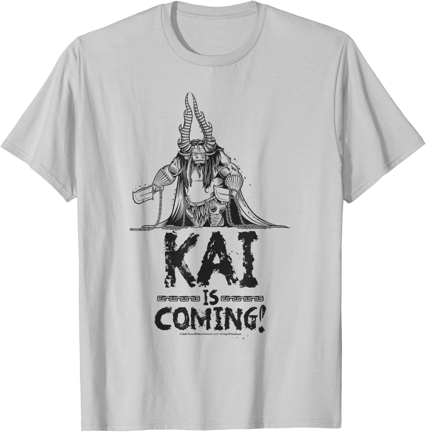 Kung Fu Panda Kai Is Coming Sketch Portrait T-Shirt - T-Shirt | Ash