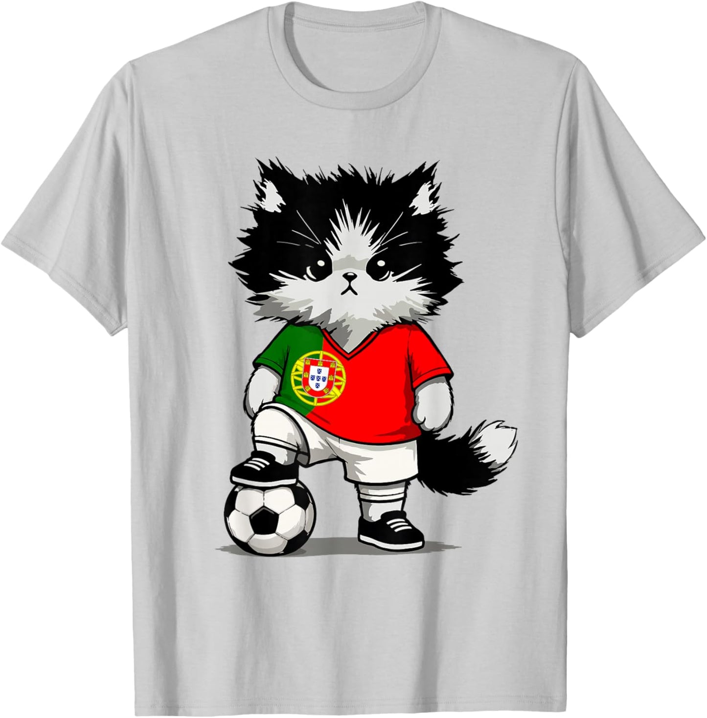 Portuguese Flag Men Women Kids Portugal T-Shirt - T-Shirt | Ash