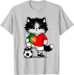 Portuguese Flag Men Women Kids Portugal T-Shirt - T-Shirt | Ash