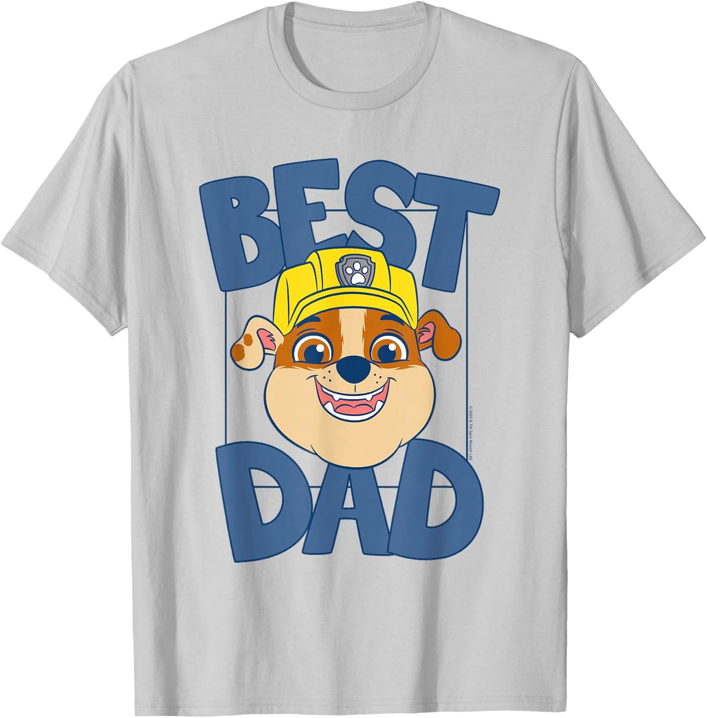 Paw Patrol Father's Day Best Dad T-Shirt - T-Shirt | Ash