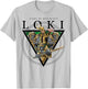 Marvel Loki The Master of Mischief & Entourage T-Shirt - T-Shirt | Ash