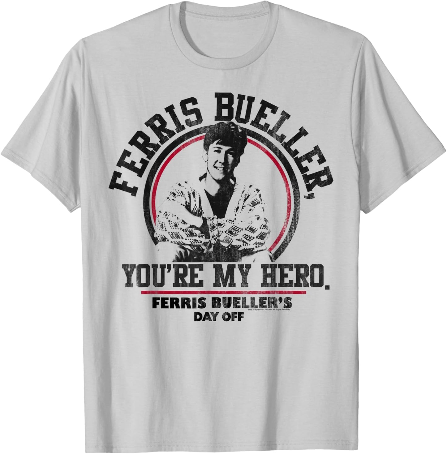 Ferris Bueller Cameron Frye Hero Quote Graphic T-Shirt - T-Shirt | Ash