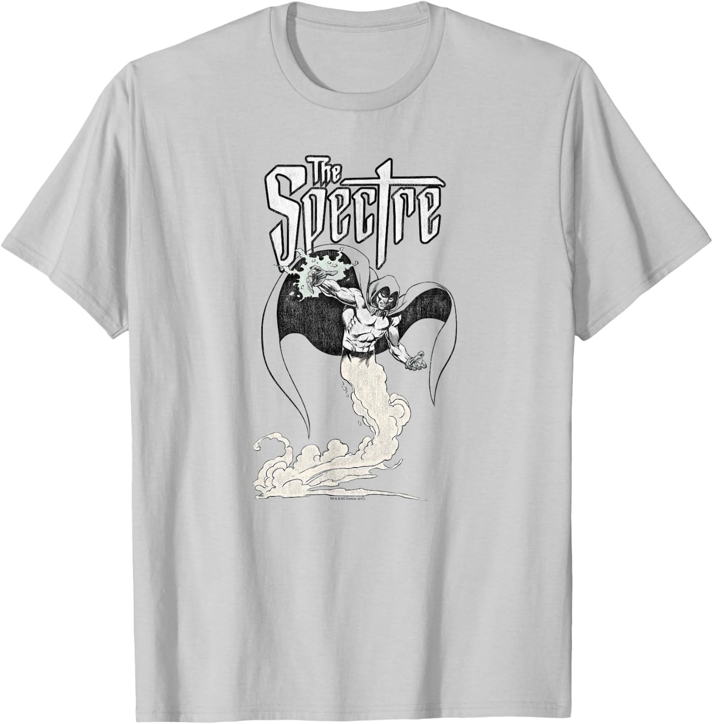 DC Comics Justice League The Spectre -Adults Green Short Sleeve Classic Fit , Small T-Shirt - T-Shirt | Ash