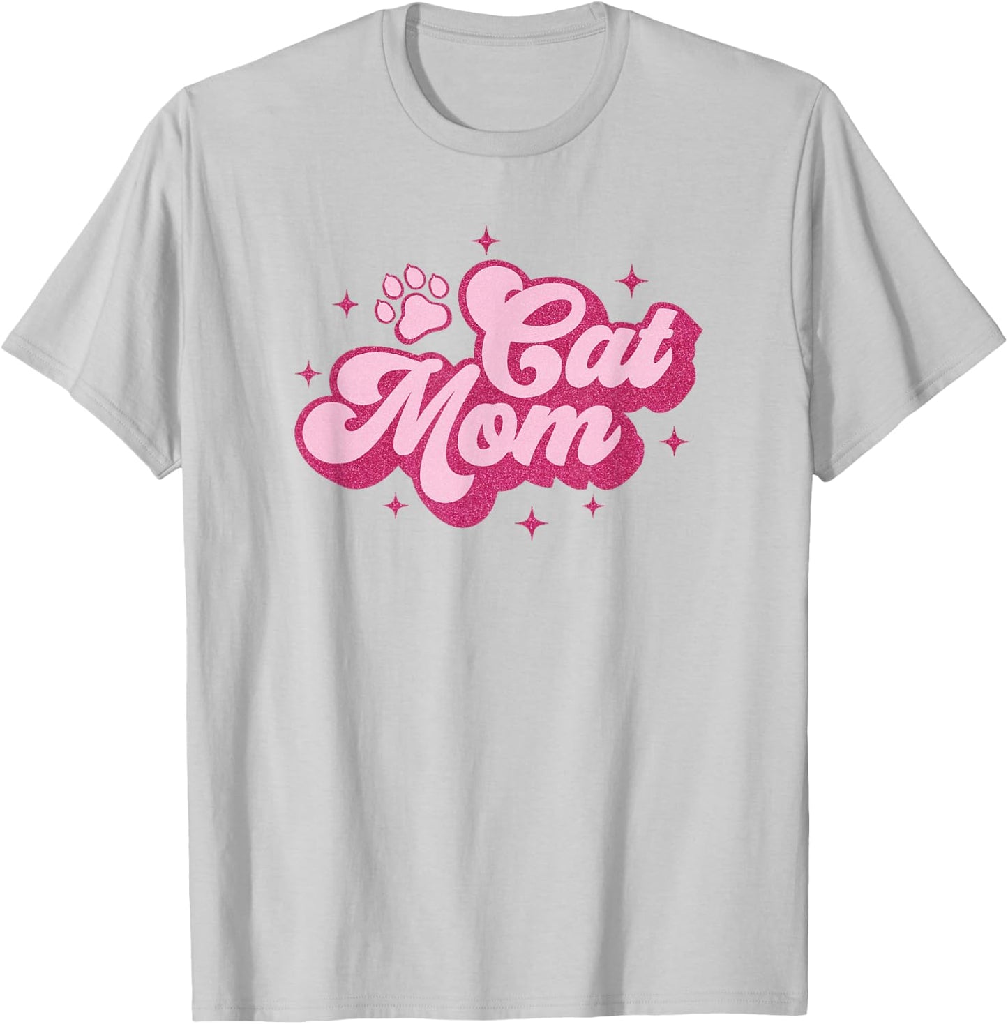 Cute cat mam Cat mama Kitty kitten cat mom T-Shirt - T-Shirt | Ash