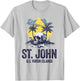 St. John U.S.V.I. US Virgin Island Souvenir Vacation Reminde T-Shirt - T-Shirt | Ash