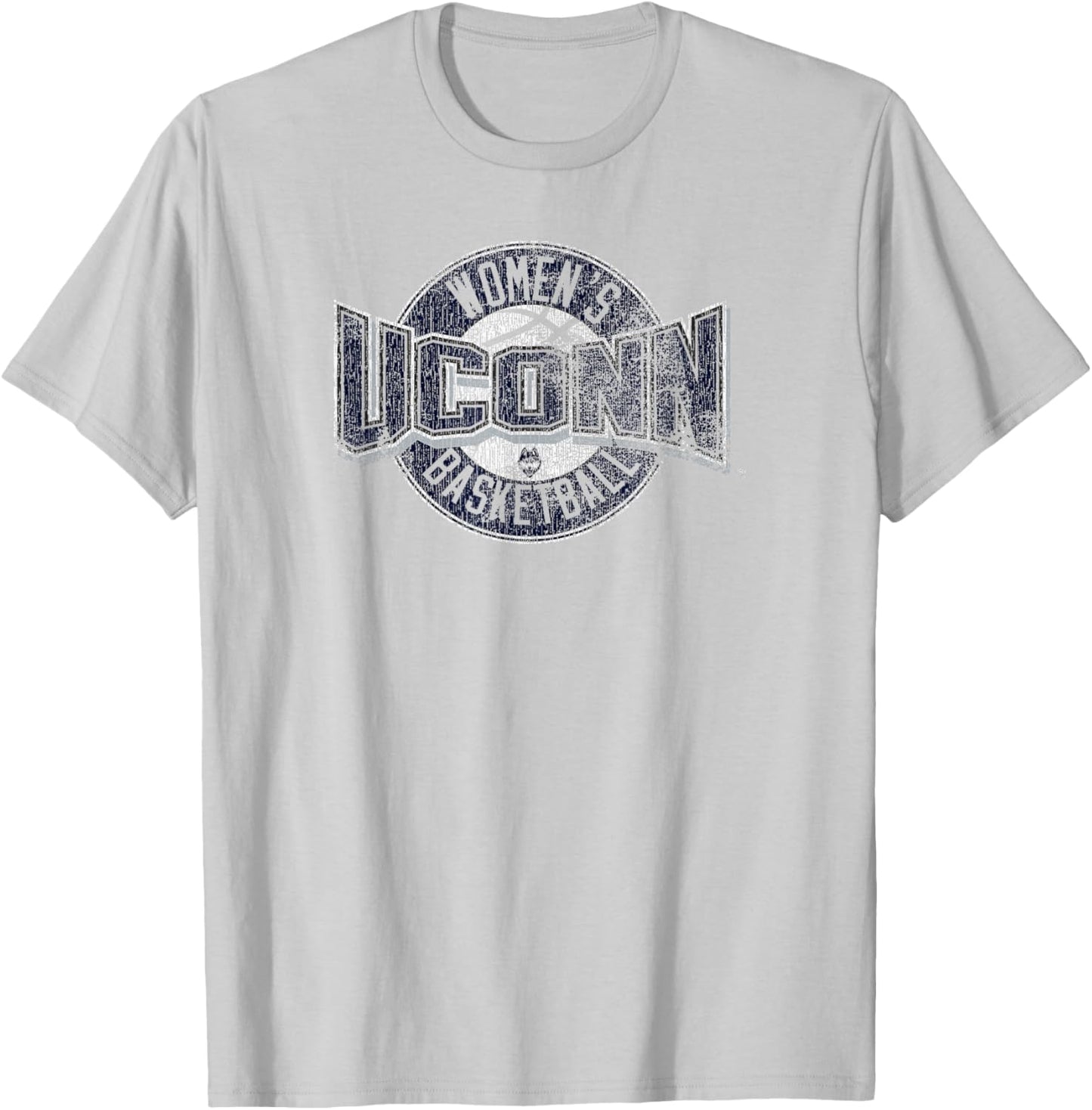 Connecticut Huskies Women's Basketball Distressed Red T-Shirt - T-Shirt | Ash