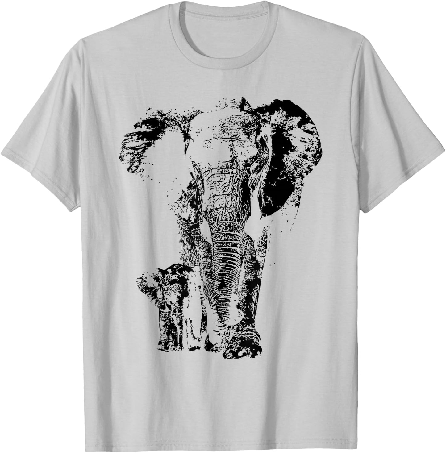 Elephant Animal Friend Save The Elephants T-Shirt - T-Shirt | Ash