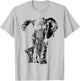 Elephant Animal Friend Save The Elephants T-Shirt - T-Shirt | Ash